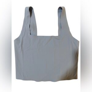 Aerie SMOOTHEZ Square Neck Light Blue Tank Top - Size Small - NWOT